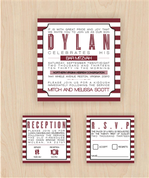 Invitation Design by iSantos for this project | Design: #1721739