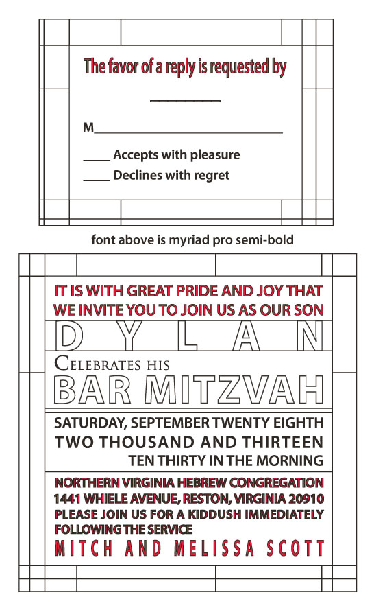 Invitation Design by Lisa Bates for this project | Design #1716066