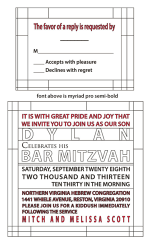 Invitation Design by Lisa Bates for this project | Design #1716066