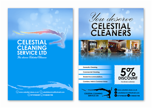 Flyer Design by Kelalo for Celestial Cleaning Service LTD | Design: #5435847