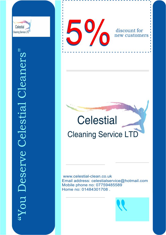 Flyer Design by Magic Riki for Celestial Cleaning Service LTD | Design #5397843