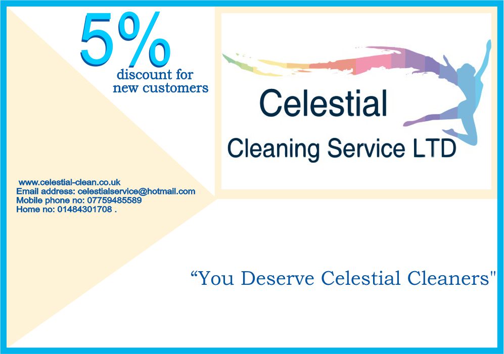 Flyer Design by Magic Riki for Celestial Cleaning Service LTD | Design #5397869