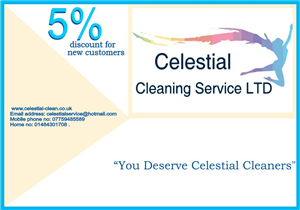 Flyer Design by Magic Riki for Celestial Cleaning Service LTD | Design: #5397869