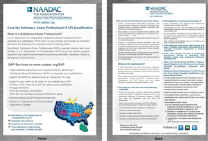 Addiction Counselor Non-profit Needs Flyer Design Project - SAP | Flyer Design by Sbss