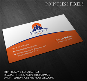 Business Card Design by Pointless Pixels India for this project | Design: #5376087