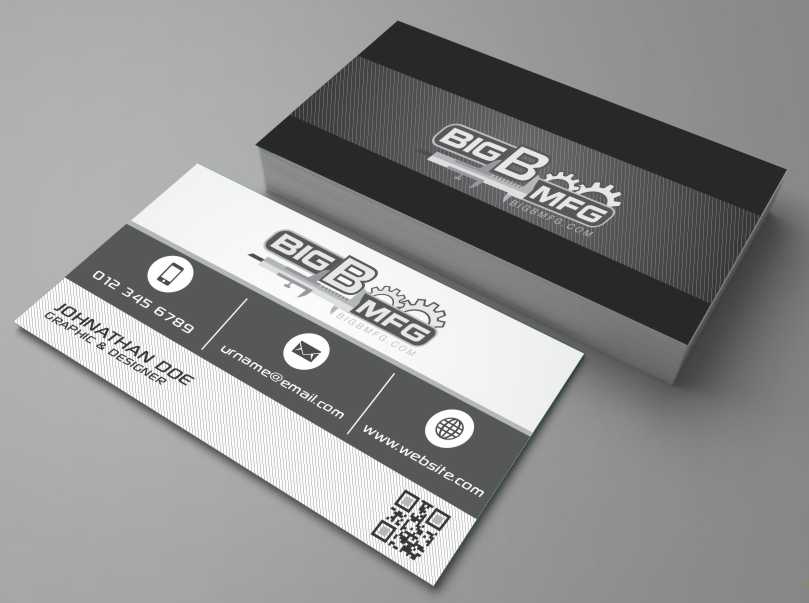 Diseño de Tarjeta de Presentación por AwsomeD para big b mfg | Diseño #5400852