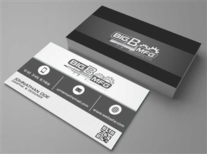 Diseño de Tarjeta de Presentación por AwsomeD para big b mfg | Diseño: #5400852