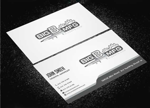 Diseño de Tarjeta de Presentación por AwsomeD para big b mfg | Diseño: #5400862