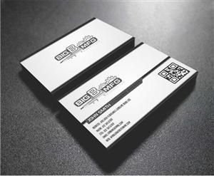 Business Card Design by AwsomeD for big b mfg | Design: #5400863