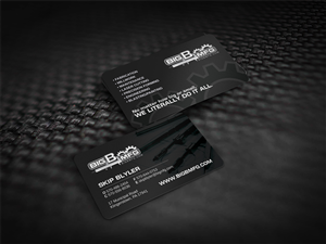 Business Card Design by diRtY.EMM for big b mfg | Design: #5368017