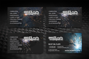 Business Card Design by diRtY.EMM for big b mfg | Design: #5684882