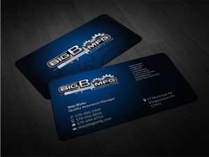 Business Card Design by Atvento Graphics for big b mfg | Design: #5366697
