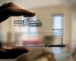 Business Card Design by WebixBD for big b mfg | Design: #5365314