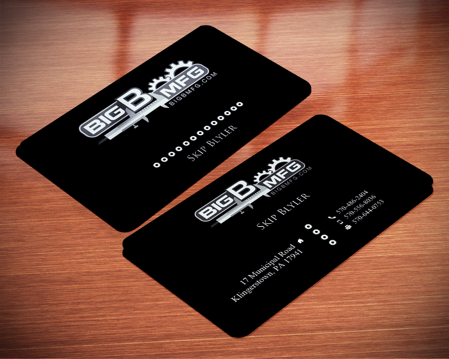 Business Card Design by Lanka Ama for big b mfg | Design #5365574