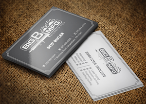 Business Card Design by Lanka Ama for big b mfg | Design: #5366272