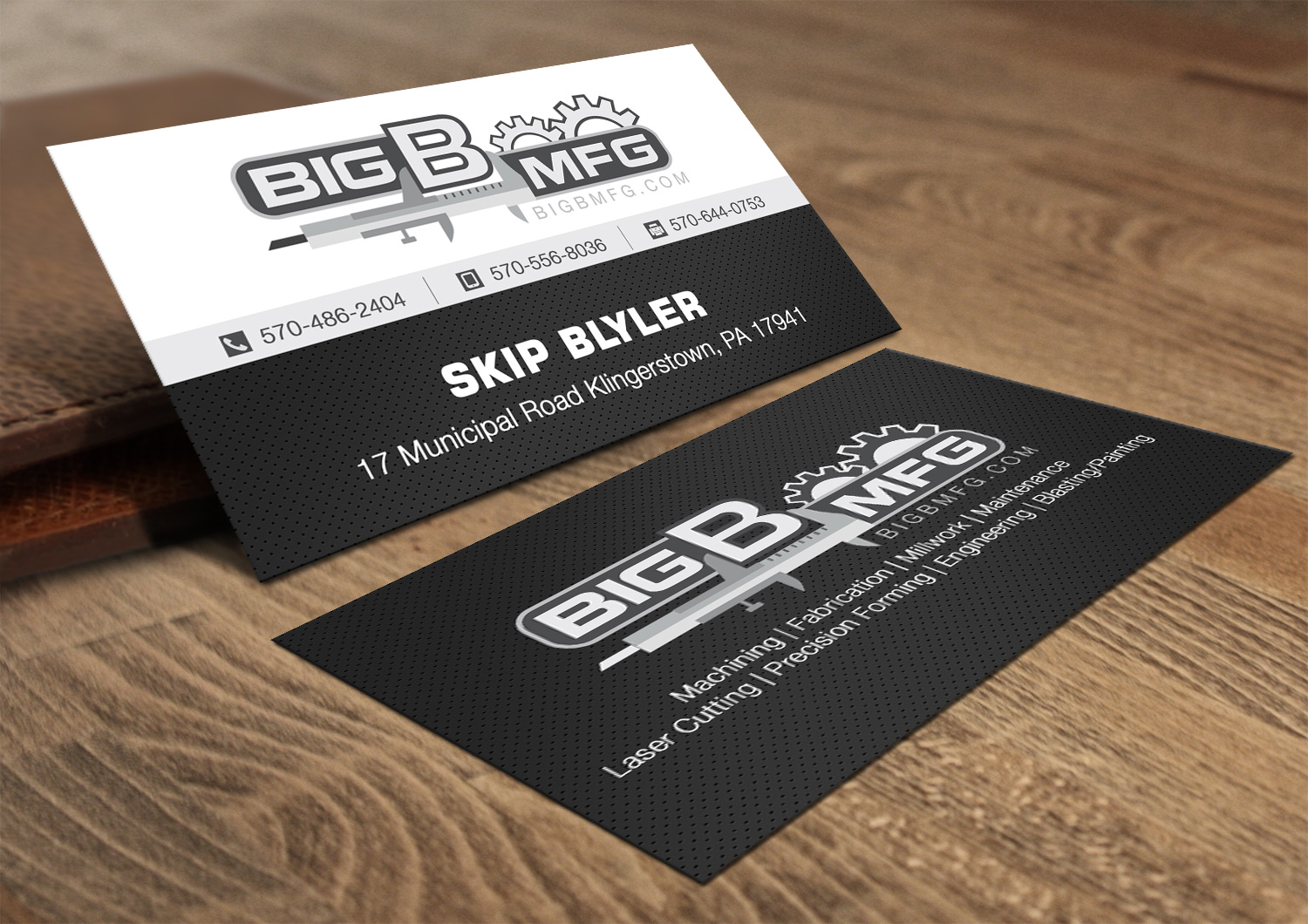 Business Card Design by Lanka Ama for big b mfg | Design #5366280
