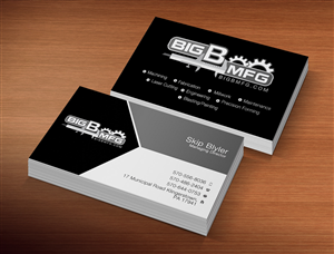 Business Card Design by Lanka Ama for big b mfg | Design: #5366301