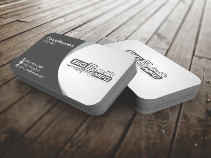 Diseño de Tarjeta de Presentación por szabist para big b mfg | Diseño #5400661