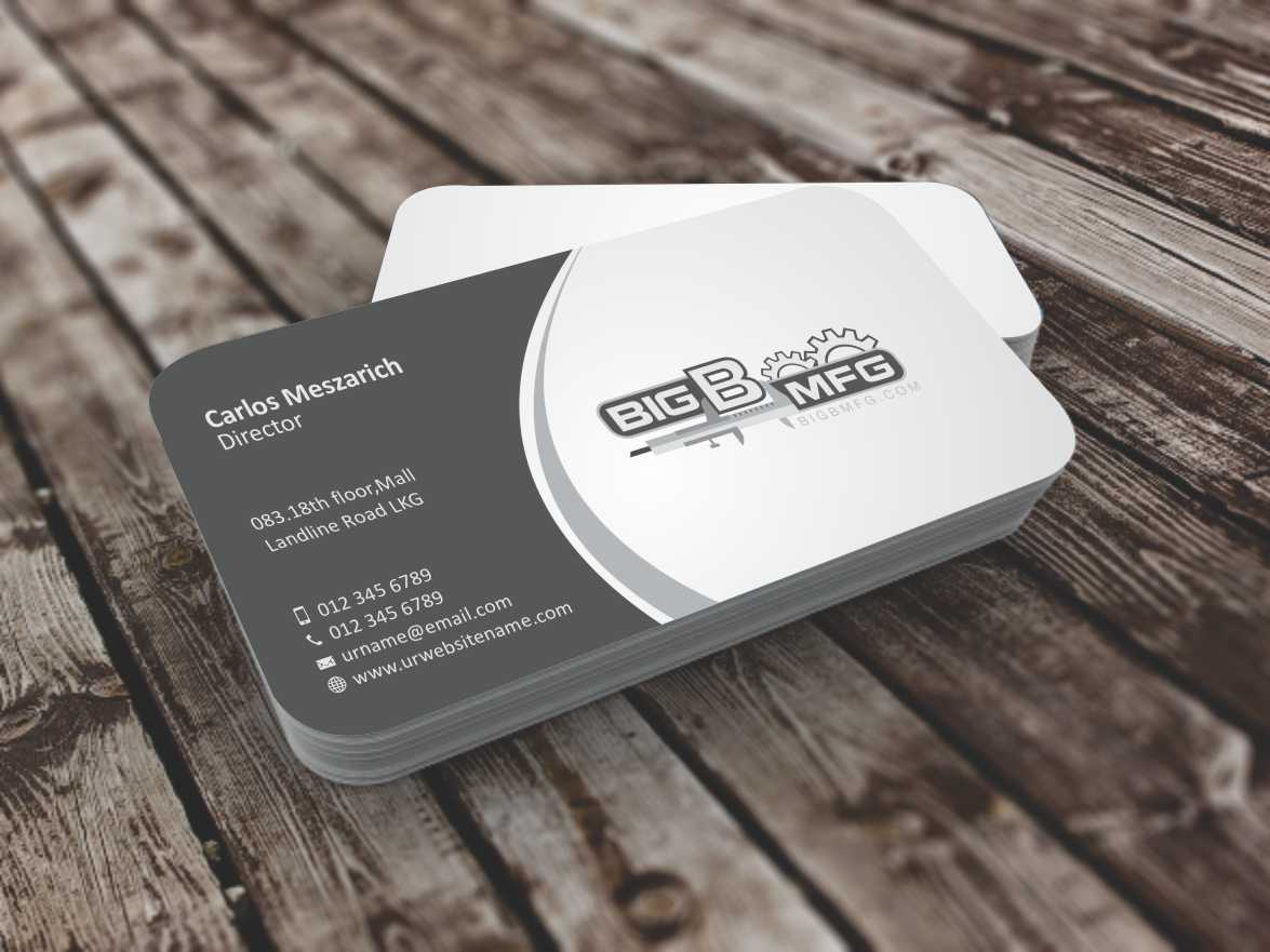 Diseño de Tarjeta de Presentación por szabist para big b mfg | Diseño #5400665