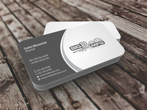 Diseño de Tarjeta de Presentación por szabist para big b mfg | Diseño: #5400665