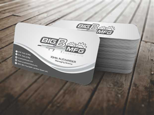 Diseño de Tarjeta de Presentación por szabist para big b mfg | Diseño: #5400667