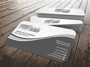 Diseño de Tarjeta de Presentación por szabist para big b mfg | Diseño: #5400669