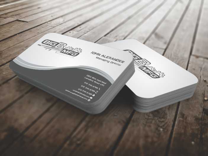 Diseño de Tarjeta de Presentación por szabist para big b mfg | Diseño #5400672