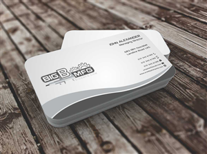 Diseño de Tarjeta de Presentación por szabist para big b mfg | Diseño: #5400674