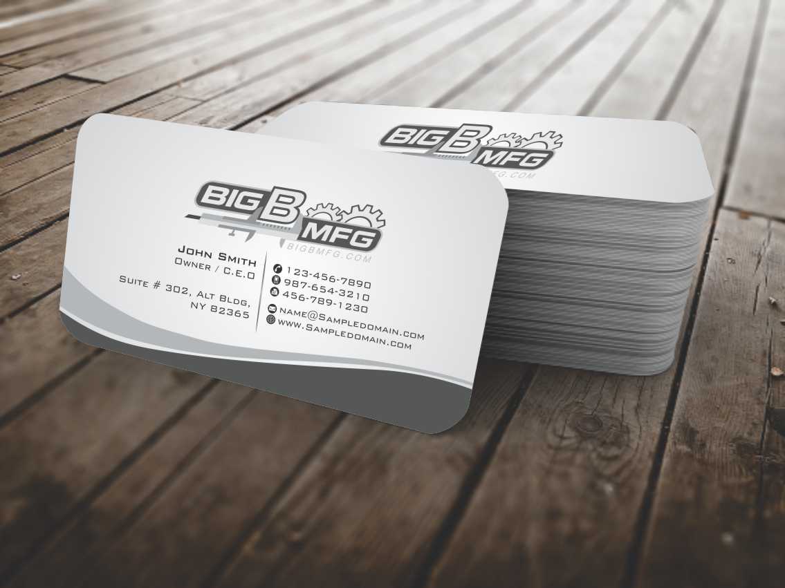 Diseño de Tarjeta de Presentación por szabist para big b mfg | Diseño #5400675