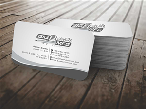 Diseño de Tarjeta de Presentación por szabist para big b mfg | Diseño: #5400675