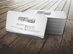 Diseño de Tarjeta de Presentación por szabist para big b mfg | Diseño: #5400678