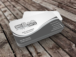 Diseño de Tarjeta de Presentación por szabist para big b mfg | Diseño: #5400681