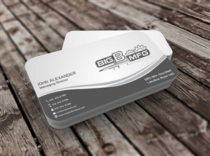 Diseño de Tarjeta de Presentación por szabist para big b mfg | Diseño: #5400688