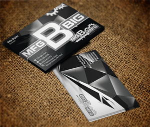 Business Card Design by Verified artistry (Design garden) for big b mfg | Design: #5381343