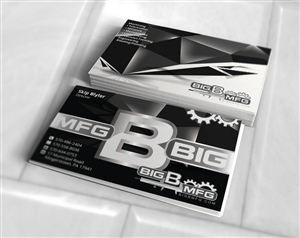 Business Card Design by Verified artistry (Design garden) for big b mfg | Design: #5387489