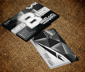 Business Card Design by Verified artistry (Design garden) for big b mfg | Design: #5387492