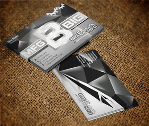 Business Card Design by Verified artistry (Design garden) for big b mfg | Design: #5387494