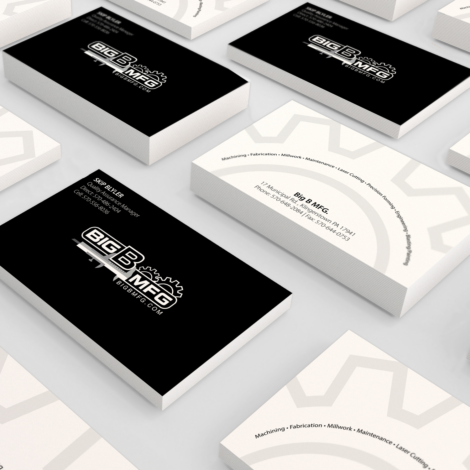 Visitenkarten-Design von RahulJoshi für big b mfg | Design #5405043