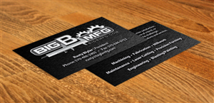 Business Card Design by CTariq for big b mfg | Design: #5363524