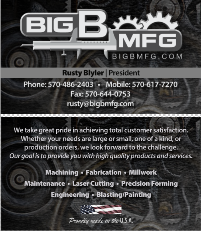 Design de Carte de Visite par CTariq pour big b mfg | Design #5384664