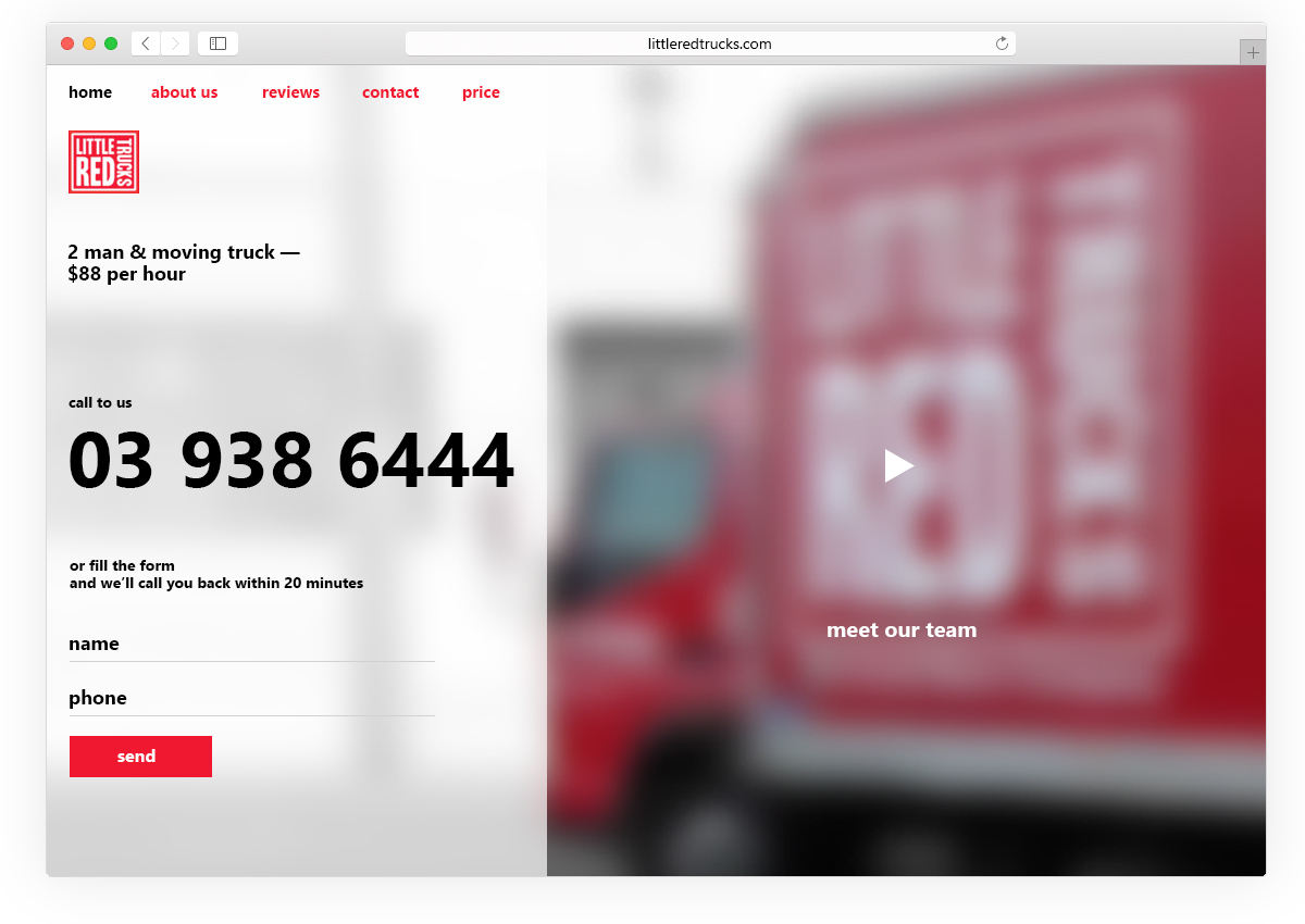 Web Design by vldmr for this project | Design #5392762