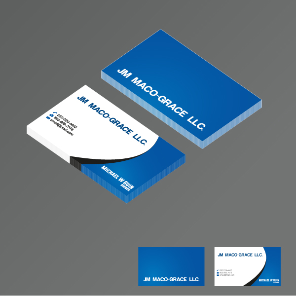 Business Card Design by Faraz Ahmed for JM Maco-Grace LLC | Design #5460584