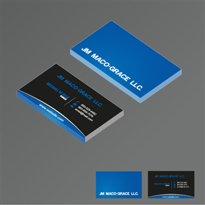Diseño de Tarjeta de Presentación por Faraz Ahmed para JM Maco-Grace LLC | Diseño: #5468400