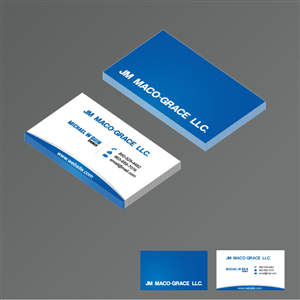 Diseño de Tarjeta de Presentación por Faraz Ahmed para JM Maco-Grace LLC | Diseño: #5468403
