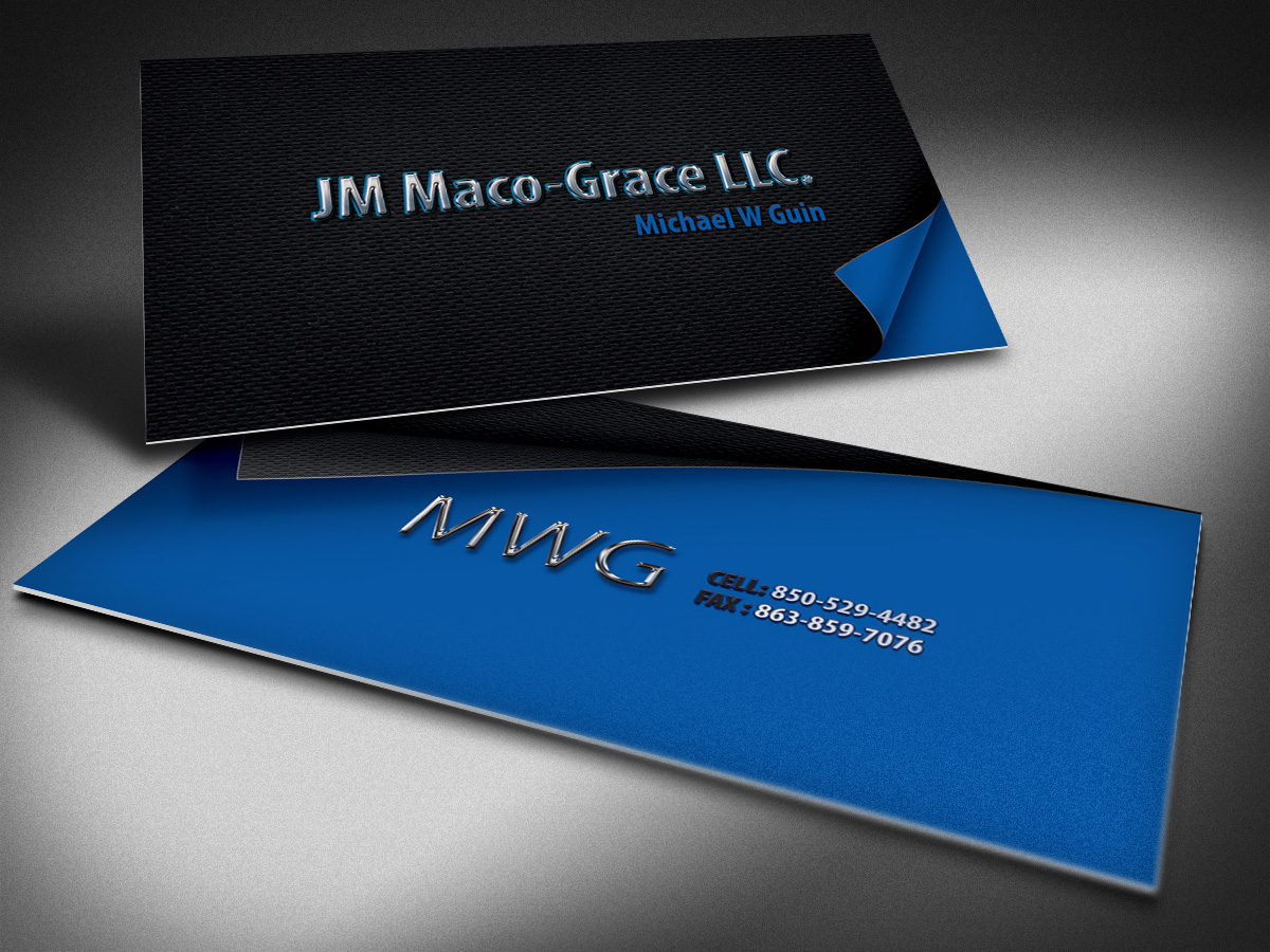 Business Card Design by Selda for JM Maco-Grace LLC | Design #5410399