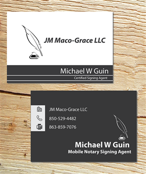 Business Card Design by Alexandar for JM Maco-Grace LLC | Design: #5410306