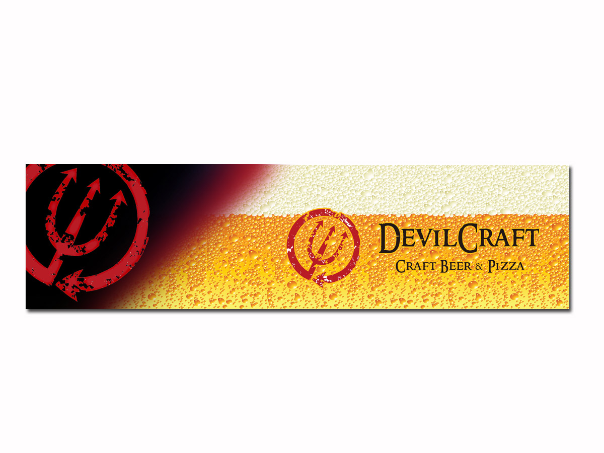 Signage Design by Inventive_Jewel for DevilCraft Brewing | Design #1557940