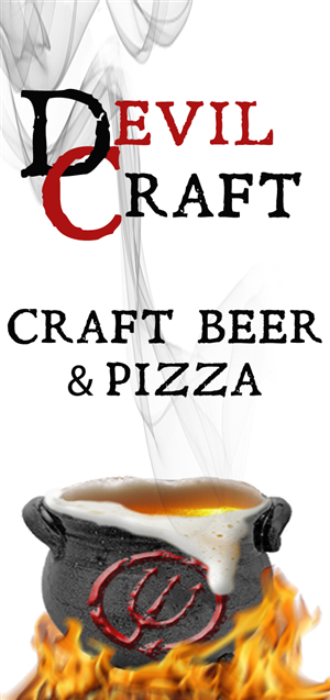 Signage Design by Jo for DevilCraft Brewing | Design: #1787459
