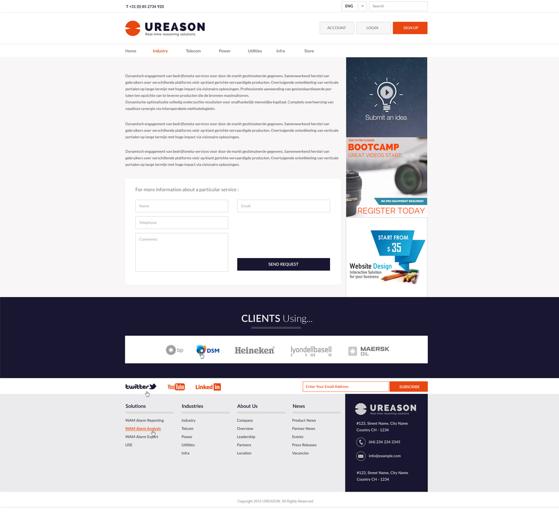 Diseño Web por aarsita para Tauros Media | Diseño #5399542