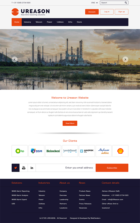 Web Design by TheCodeWire for Tauros Media | Design #5400578